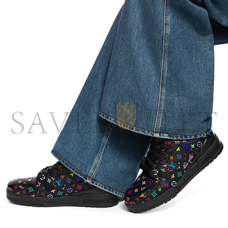 LOUIS VUITTON MURAKAMI LV X TM LV TRAINER SNEAKER 1AGZDX LOUIS VUITTON MURAKAMI LV X TM LV TRAINER SNEAKER 1AGZDX